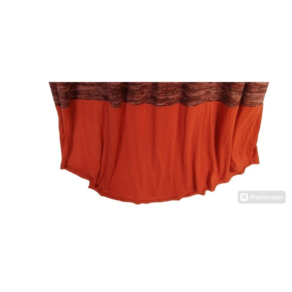 Reborn Midi Sweater Dress Size L Long Sleeve Maroon Rust Modest Soft - Picture 6 of 9